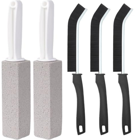 IKOPFLN 5 PCS Bimsstein Toilettenreiniger Cleaning Block WC, Pure Clean Bürste Urinsteinentferner Extra Stark Toilettenreiniger Fektive Reinigung, Entfernt Hartnäckige Flecken, Bimssteinbürsten