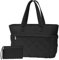 TILYMOL Handtasche Damen, Tote Bag für Frauen - Große Puffy Tote Tasche mit Geldbörse, gesteppte Umhängetaschen, leichte Handtasche für Reisen, Arbeit
