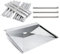 Adviace Grill-Ersatzteile für Napoleon LEX 485, N010-0501-M01 Abtropfschale & S81001 Edelstahl-Brenner und Sear Heizplatten-Kit für Napoleon LEX485 LD485 Serie Grills, 3 Stück