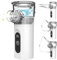 Aerosol Portatile Silenzioso con Display Digitale,Aerosol ultrasuoni silenzioso 2 Modalità Regolabili Macchina Aerosol Adulti e Bambini Ricaricabile, Nebulizzatore con Pulizia Automatica