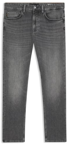 BOSS Mens Delaware BO Delaware Slim-fit Jeans in Grey Soft-Motion Denim