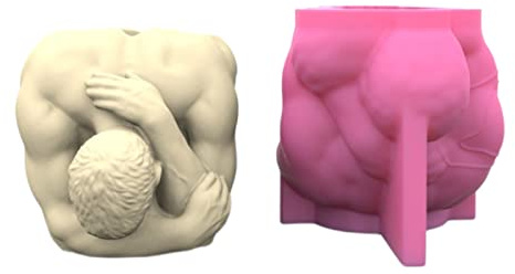 Pot de fleurs en silicone pour béton, ciment, pot de fleurs, pot de fleurs en résine époxy, support de pinceaux de maquillage, organisateur de pot de fleurs