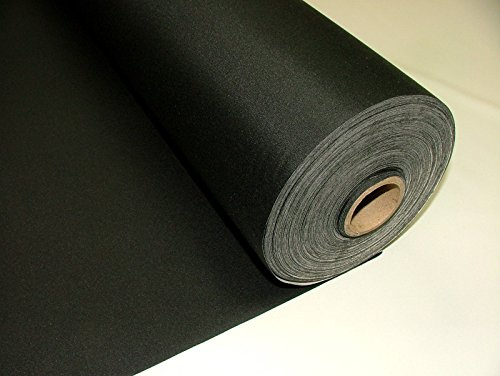 Pandoras Upholstery Black Total Blackout And Thermal Premium Curtain Lining Fabric - Per Full Metre