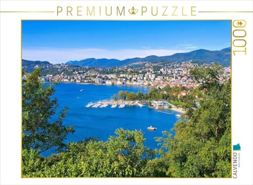 CALVENDO Puzzle Lugano | 1000 Teile Lege-Größe 64 x 48 cm Foto-Puzzle für glückliche Stunden