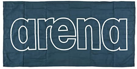 Unbekannt Unisex – Erwachsene Arena Mikrofaser Gym Smart Handtuch, Navy-white, 100x50cm EU
