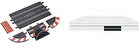 Carrera Driver Display – Elektronisches Zubehör DIGITAL 124 oder DIGITAL 132 – Anzeige der Rennposition & 20030341 - Digital 132/124 Einspurgerade für Pit Stop Verlängerung