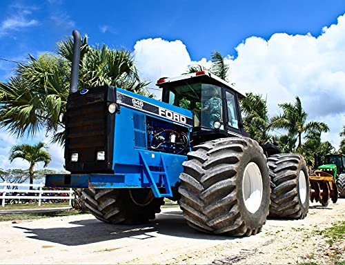 hansepuzzle 93067 - Traktor Puzzle 1000 Teile - Fortbewegung-Puzzle mit hochwertiger Aufbewahrung: Kartonbox und wiederverschließbarem Beutel - Format 60 × 46 cm