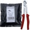Forrest Large J-Clip Pliers + 250 Large J-Clips Galvanised Finish UK Made, Gabions, Fencing, Wire Mesh Cage Making