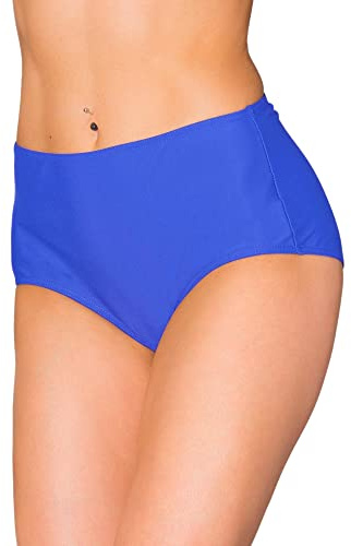 Aquarti Bikinihose Damen mit Hohem Bund Große Größen | Aquarti Klassische Bikinihosen für Damen