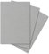 ARTOZ 25x Briefpapier - Graphit-Grau DIN A4 297 x 210 mm - Edle Egoutteur-Rippung - Hochwertiges Designpapier Urkundenpapier