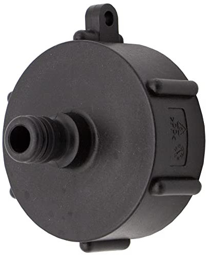 VARIOSAN IBC Stecksystem Adapter 15884, S60x6, Kunststoff, schwarz, z.B. System Gardena