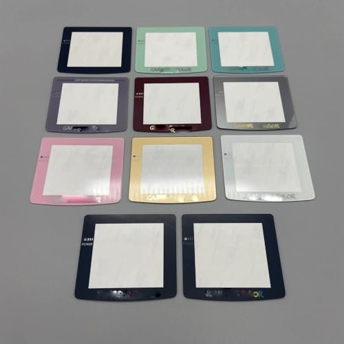 Limentea 6,6 cm IPS-Glaslinsenspiegel für Gameboy-Farb-GBC-IPS-LCD-Bildschirm-Objektiv-Ersatz (grau)
