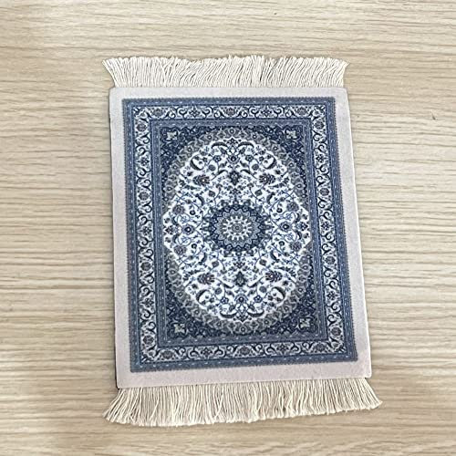 9 * 11 cm Teppich Mauspad Orientteppich Mini Teppich Büro Zubehör Mousepad klein Maus Teppich Perser Mousepad für Laptop, PC, Gaming, Schreibtisch-Pad,Tisch Und Baruntersetzer Mousepad