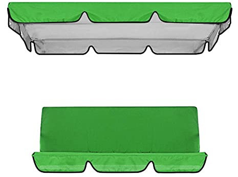Veranda-Schaukel-Vordach-Set, Ersatz-wasserdichte Schaukelabdeckung, Gartenschaukelsitz, Ersatz-Baldachin, Sonnenschutz, Markisenabdeckung, Outdoor-Terrasse, Schaukel, Baldachin (B)