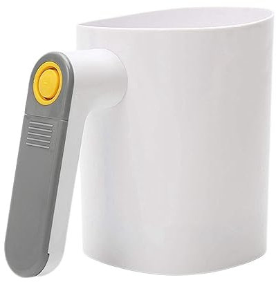 Hatem Tamizador EléCtrico de Mano para Harina, de AzúCar Glaseado, Tamiz de Harina de Acero Inoxidable, Tamiz en Forma de, para PasteleríA de Cocina