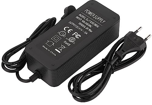 Yungeln Ladegeräte für E-Scooter, 42V 2A AC Netzteil Scooter Adapter Fahrrad Ladegerät für Xiaomi 4Pro Elektroscooter E-Bike Hoverboard Elektrofahrrad
