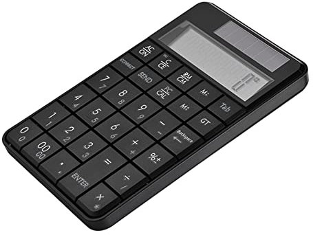 JTLB Clavier de Calculatrice USB pour Ordinateur Portable Numérique 18 × 11 × 3 Mini 2.4G USB sans Fil 2 en 29 Touches Clavier Numérique Clavier Calculatrice avec écran LCD
