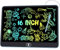 Bunte LCD Schreibtafel, 16 Zoll Große Zeichentafel Elektronischer Drawing Pad mit Sperr-& Löschfunktion, Augenschutz-Kritzelblock, Spielzeug & Geschenke für Kinder & Erwachsene zu Hause, Schule - Blau