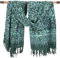 GURU SHOP Bali Batik Sarong, Wandbehang, Wickelrock, Sarongkleid, Strand Tuch - Design 32/grün, Herren/Damen, Synthetisch, 160x100 cm