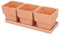 Didiseaon 1juego Macetas De Terracota para Suculentas y Plantas Ventanas De Cajas para Exterior Drenaje y Diseño Moderno