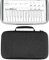 Geekria HardShell Case Compatible with Akai Professional MPK Mini MK3, 25-Key Ultra-Portable USB MIDI Drum Pad and Keyboard Controller Protective Cover (Dark Grey)