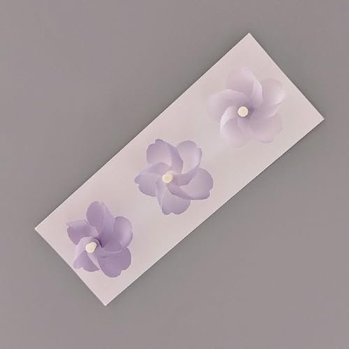LIBERGA 6 Pcs Cherry Blossom Windmill Refrigerator Magnets Cute Rotate Windmill Fridge Magnets, Funny Decoration for Kitchen, Office Whiteboard, Purple