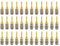 Nakamichi FanLock Excel-Serie 24 Karat vergoldeter Bananenstecker, 10 AWG – 18 AWG, 4 mm Dicke für Lautsprecherverstärker, Hi-Fi Stereo Heimkino Audiokabel Schnellanschluss, 36 Stück (18-Paare)