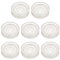 sourcing map 8pcs Rubber Furniture Caster Cups Round Chair Leg Floor Protectors Non-Slip Furniture Pads Grips Stoppers for Hardwood Floors, Transparent (Fit 0.8-1.6 Inch Chair Leg)