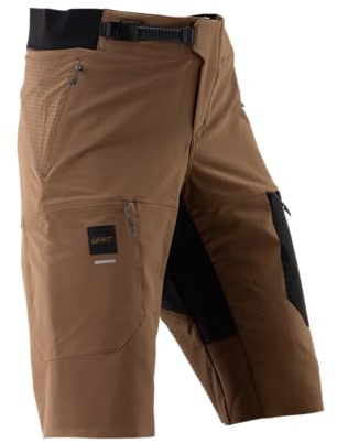 Leatt Technische MTB Shorts Gravity 4.0 – Strapazierfähig für Enduro und Downhill | Braun | XL / US36/EU54