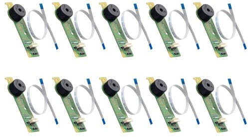 Lioggyet 10X Carte de Commutateur de Bouton D'Éjection Marche-Arrêt avec Remplacement de Câble pour Slim -21A & -21B -2115 TSW-003/002/004