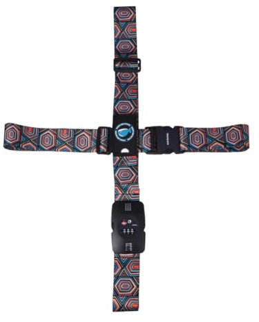 AKOOSY Passwort Sperren Gepäckgürtel Reisegepäckgurt Polyester Gepäckband Reisegurte für Gepäck abschließbare Gepäckgurte fahrradtasche gepäckträger Reisegepäckband Reisegepäck Seil