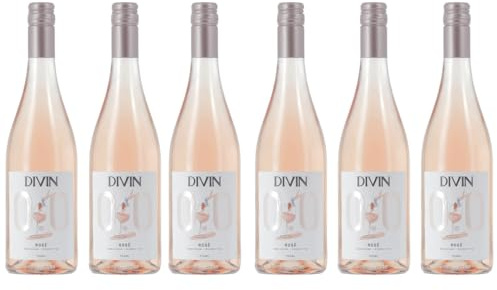 Non-Alcoholic French Rose Wine Divin 0.0% ABV 75cl x 6