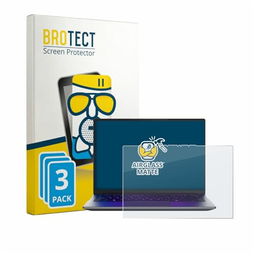 BROTECT Entspiegelungs Schutzglas für MEDION Avantum 14 E1e (3 Stück) Schutzfolie Glas Matt [Extrem Kratzfest 9H, Anti-Reflex, Anti-Fingerprint]