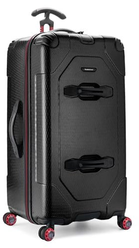 Traveler's Choice Maxporter II Hartschalen-Koffer aus Polycarbonat mit Spinnrollen, Schwarz, 30 Trunk Luggage, Maxporter II Hartschalen-Koffer aus Polycarbonat mit Spinnrollen