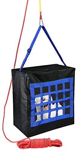 Dispositivo de Evacuación de Incendios Para Mascotas de Hasta 25 kg - Mochila Para Salvar Vidas - Bolsa de Escape Contra Incendios y Cuerda de 15 m Para Perros o Gatos (Medio)
