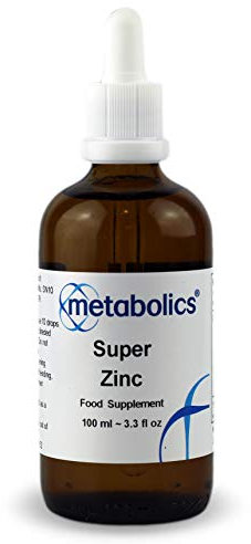Super Zinc Liquid Drops— High Strength Zinc Sulfate & Chloride Supplement (8 mg zinc)—| Supports A Healthy Immune System | Promotes Healthy Hair, Skin & Nails | Easy Oral Consumption