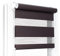 Fenster DEKOR - Rollos für Fenster Schokolade - Klemmfix Rollo ohne Bohren 230 x 70 cm - Doppelrollo mit einer breiten Auswahl an Größen und Farben - Blickdichte Rollos, einfach zu montieren