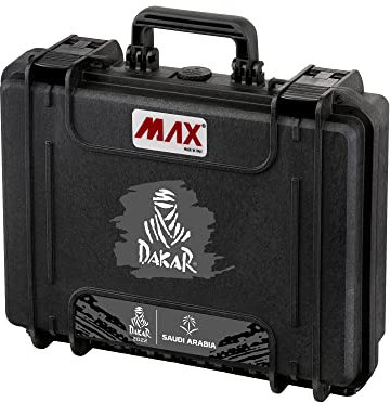 MAX - MAX380H115-DKR luftdichter Koffer Serie Dakar, schwarz, 380 x 270 x 115 mm