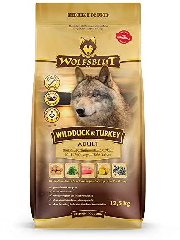 Wolfsblut - Wild Duck & Turkey - 12,5 kg - Ente & Truthahn - Trockenfutter - Hundefutter - Getreidefrei