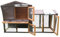 Bunny Business Kaninchenstall deckt über 20 Arten Kaninchenstall Kaninchenstall Kaninchenstall Abdeckung (Rain), Braun