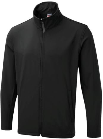 Uneek UX10 The UX Printable Soft Shell Jacket - Black - L