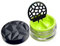 Lensbix Kontaktlinsenbehälter Geometric. Erwachsenes Accessoire mit futuristischem 3D Deckeldesign. Das stilvolle Geschenk für alle die gerne Linsen tragen. (No34 Kiwi)