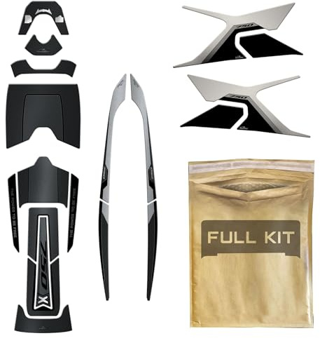 Resin Bike Kit Aufkleber Motorrad Kompatibel Mit Honda NC750X 2021-2024. Schutz Grip Motorrad Tank-Schutzfolie vor Stößen und Kratzern. Kit Aufklebersatz 3D-Harzklebstoff - Stickers Made in Italy