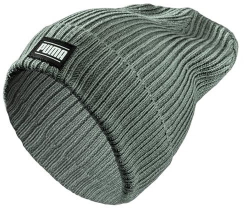 PUMA Ribbed Classic Cuff Beanie, Unisex Mütze, Eucalyptus, 024038