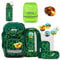 ergobag Pack Bundle Schulrucksack Set 9-teilig BärRex 2024 + Trinkflasche, Regencape & LED Klettie