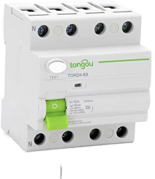 Interruttore Magnetotermico Differenziale 4 POLO 63A 30mA Digitare un tipo elettromagnetico 40 0V 6KA. Interruttore differenziale del circuito corrente residuo(4 Pole 100mA,40A)