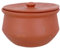 Clay Handi Earthen Pot with Lid Terracotta Biriyani Curry Balti Serving Pot Curd Handi Pot Deep Round Unglazed Clay Indian Hand Made Traditional Mitti Pot (Brown, 2 Litre)
