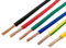 Filo di rame flessibile a trefoli, Cavo secondario in rame unipolare multifilare for canaline di distribuzione dell'energia multicolore, dimensioni multiple(Red,6.0MM 9 AWG 1meter)