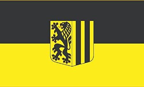 U24 Aufkleber Dresden Flagge Fahne 30 x 20 cm Autoaufkleber Sticker