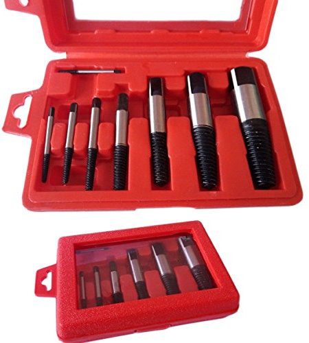 Kit 8 Extractores desatornilladoras para tornillos pernos spezzate prigionieri Extractor cónico